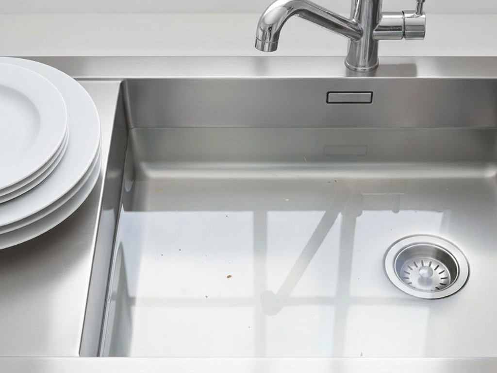 Discolored water in kitchen sink requiring emergency drain backup service