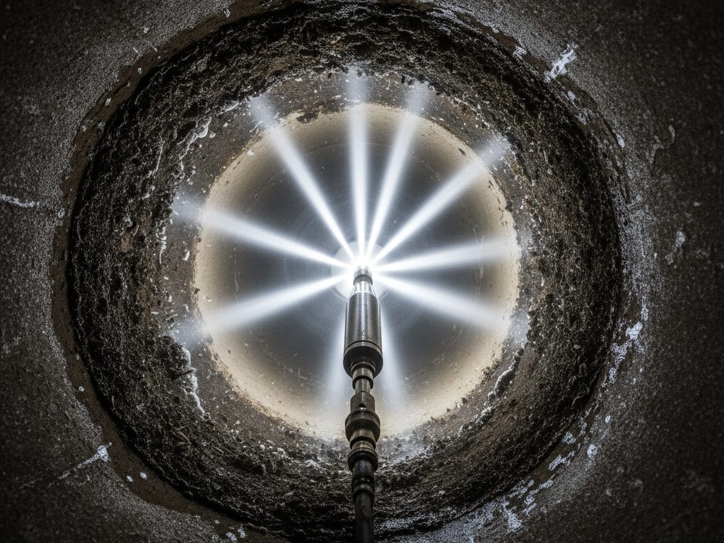 Drain Snaking & Hydro Jetting Services in Brantford Cleaning Inside of a Drain